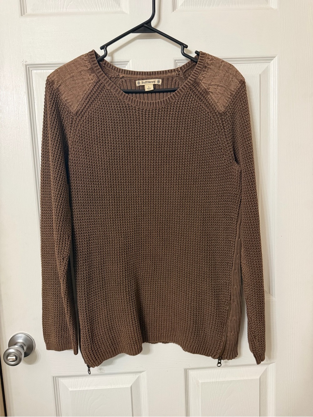 Talbots Women's Brown Crewneck Knit Sweater